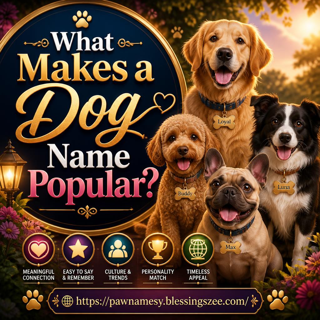 What Makes a Dog Name Popular?
