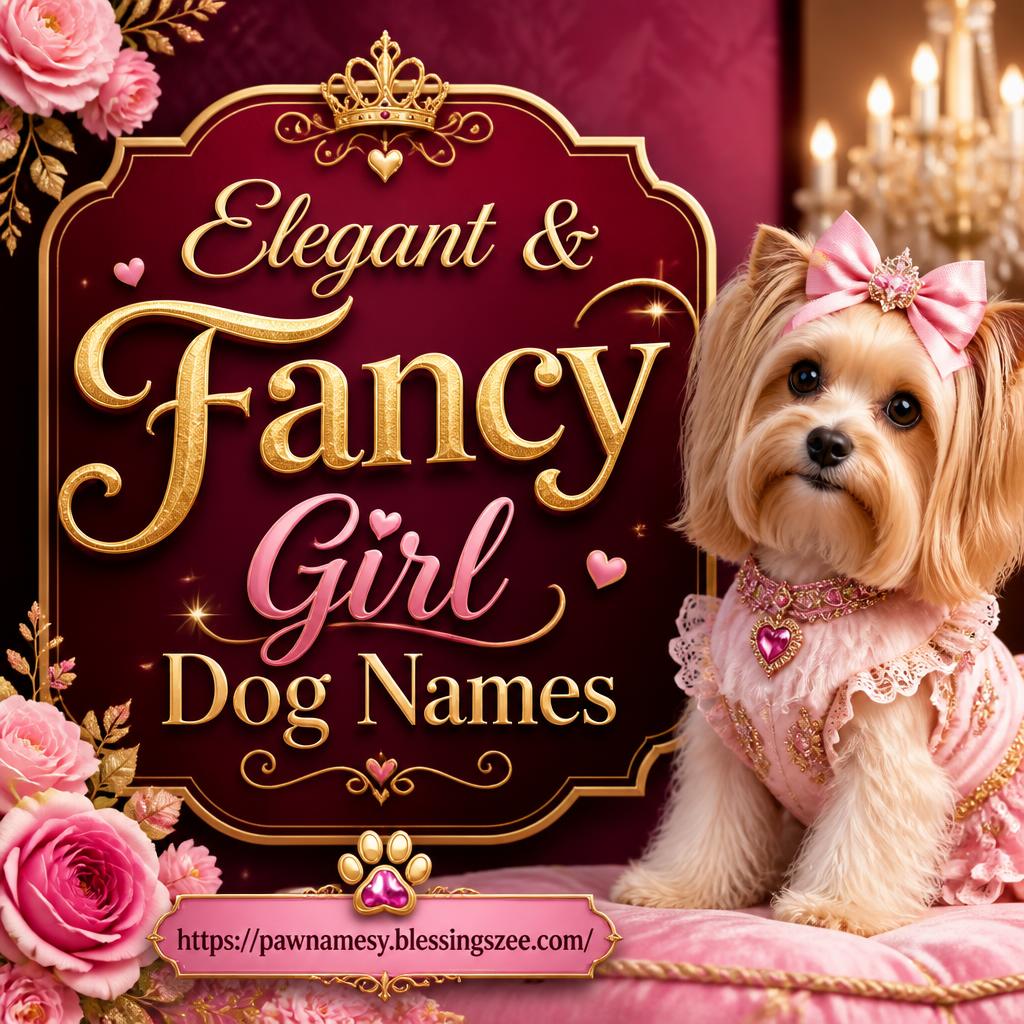 Elegant & Fancy Girl Dog Names