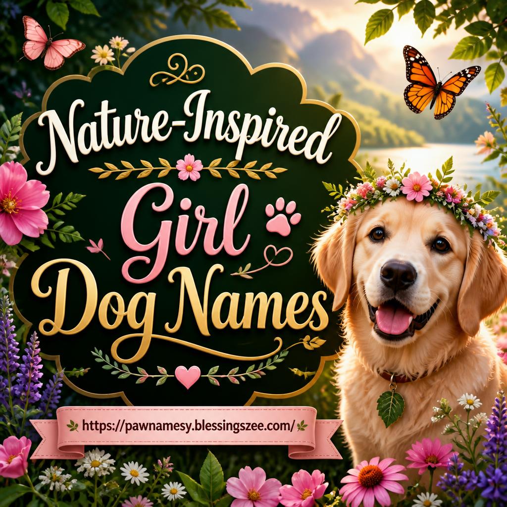 Nature-Inspired Girl Dog Names