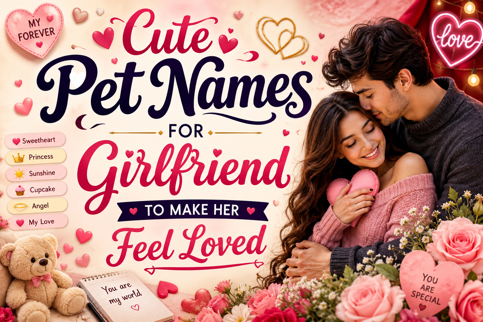 Cute Pet Names for Girlfriend to Make Her Feel Loved