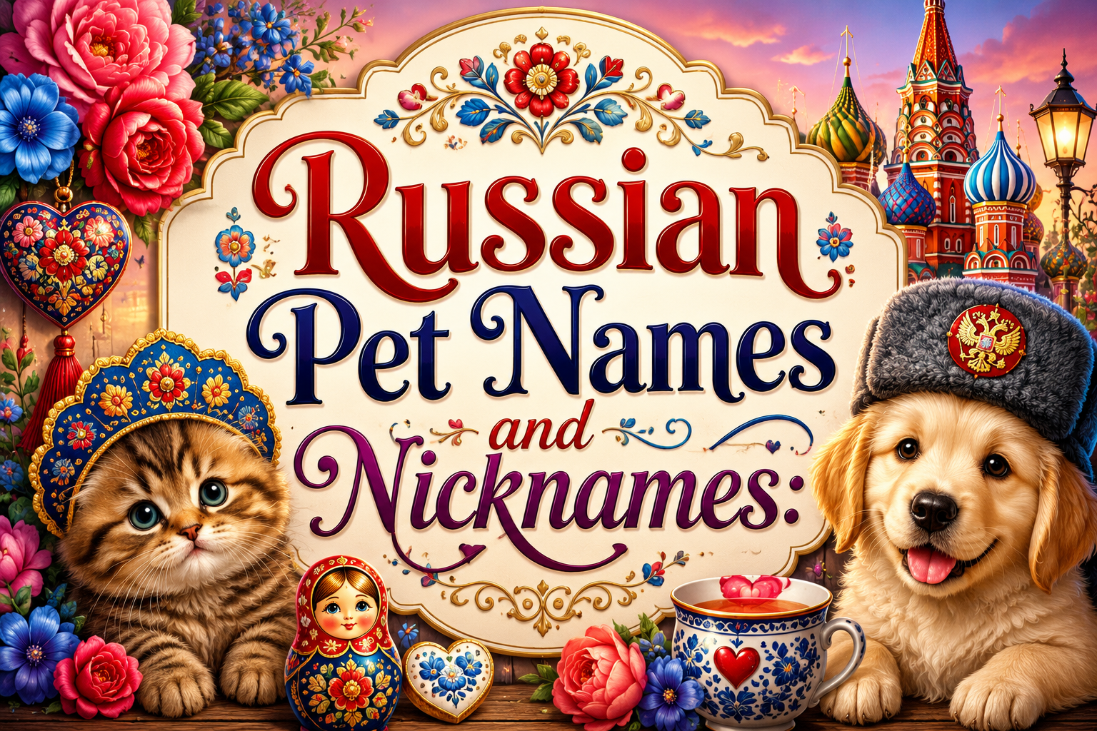 Russian Pet Names and Nicknames: