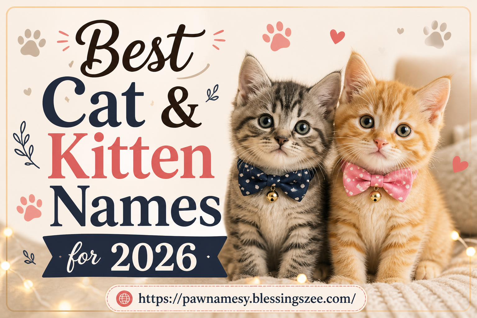 The Best Cat & Kitten Names for 2026 (Cute, Unique & Popular Ideas)