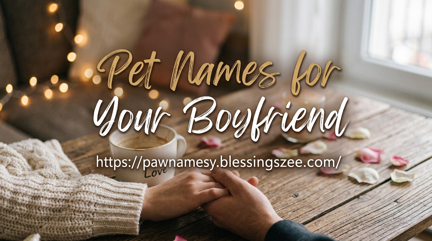 250+ Pet Names for Your Boyfriend