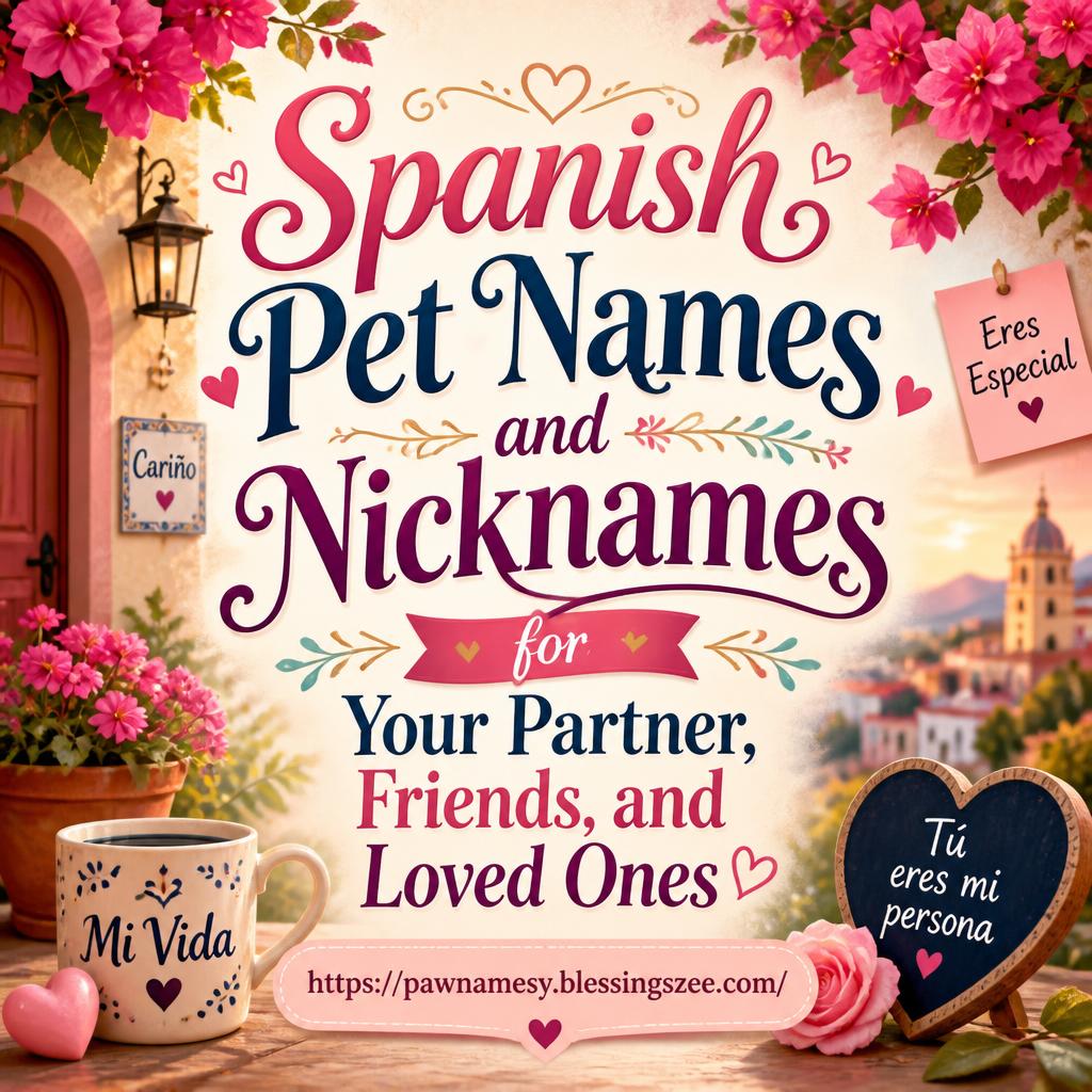 Spanish Pet Names and Nicknames for Your Partner, Friends, and Loved Ones