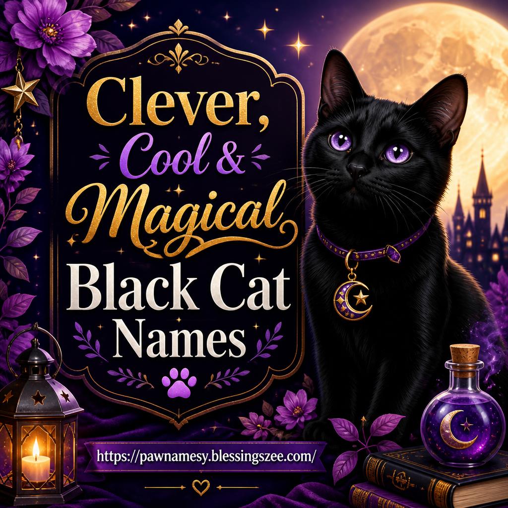 Clever, Cool & Magical Black Cat Names