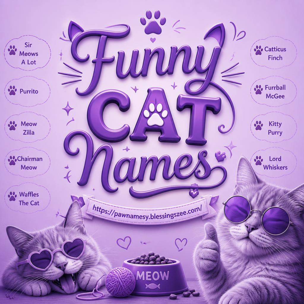 Funny Cat Names