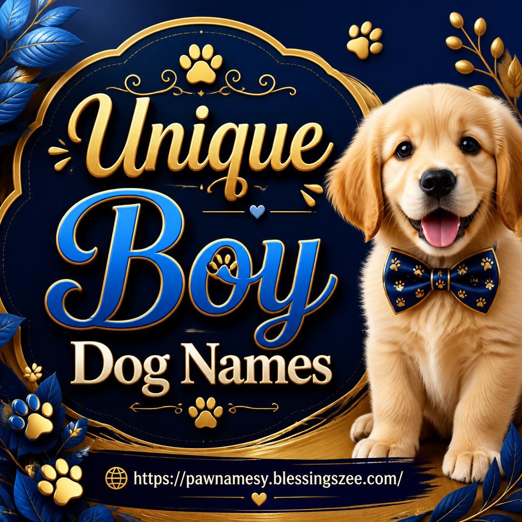 Unique Boy Dog Names