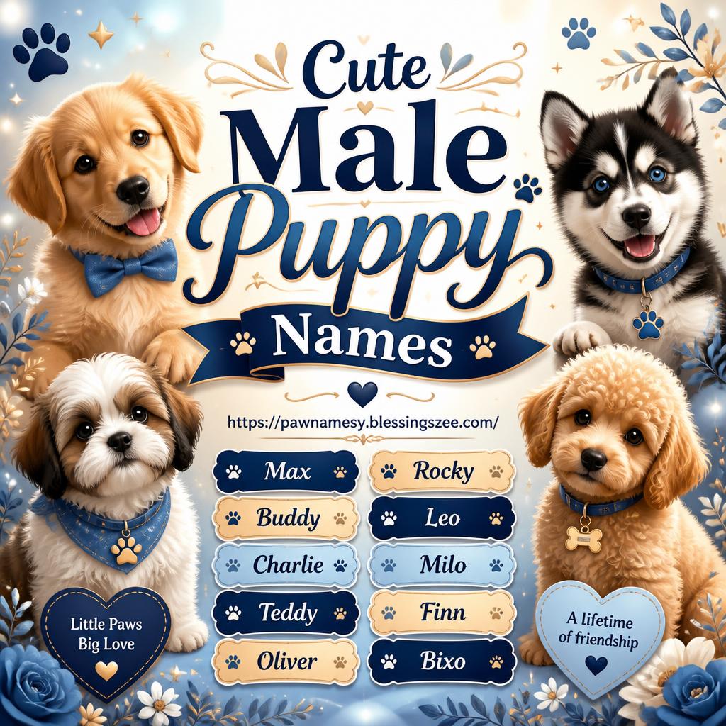 Cute Male Puppy Names